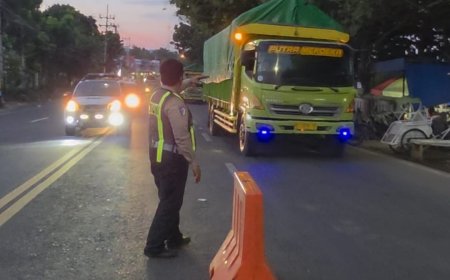 Polresta Banyuwangi Urai Kemacetan Bulusan Lewat Buffer Zone, Pengemudi Puas