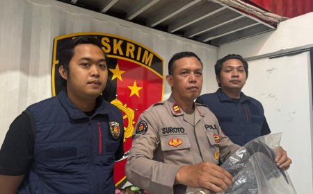 Polres Tanjungperak Amankan Tersangka Pembunuhan di Surabaya