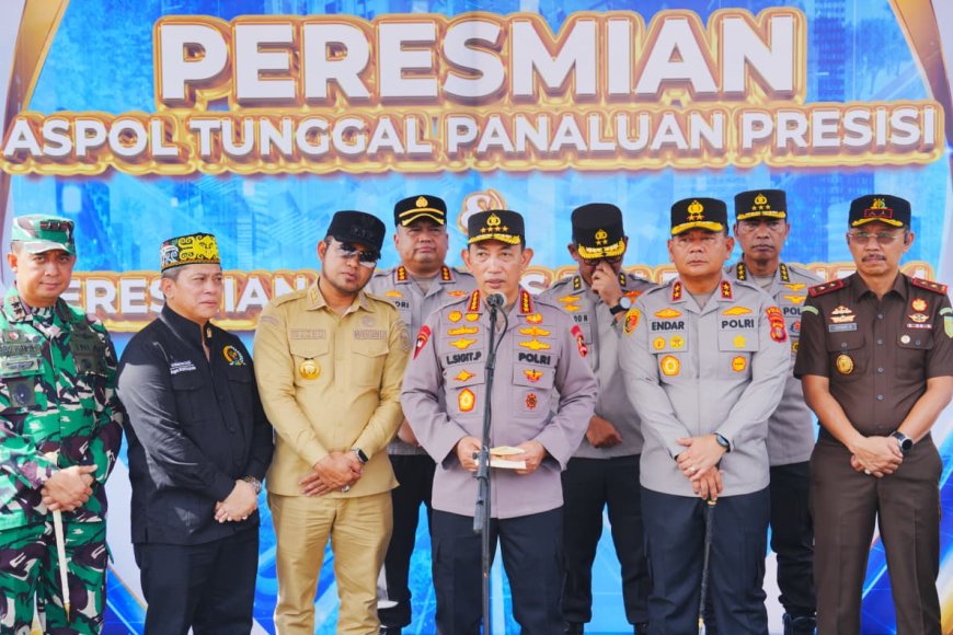 Kapolri Resmikan Infrastruktur Pendukung Polda Kalimantan Timur