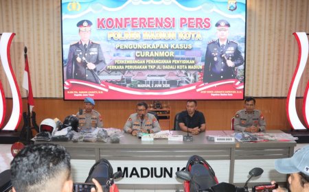 Tiga Kasus Curanmor Berhasil Dibongkar, Empat Tersangka Ditangkap