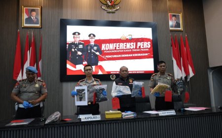 Polres Trenggalek Amankan Pelaku Penjambretan Perhiasan secara Profesional